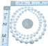 Native American Genuine Sterling Silver Navajo Bead Necklace TX104714